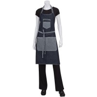 Chef Works | Bronx Indigo Blue Denim Bib Apron With Scoop Neck